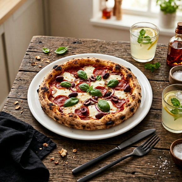 LUBIANA TINA Talerz do pizzy 32 cm | biała porcelana 