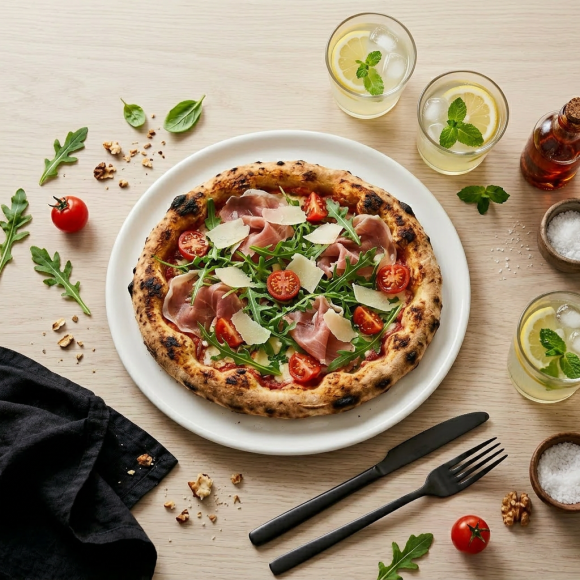 LUBIANA TINA Talerz do pizzy 33 cm | biała porcelana