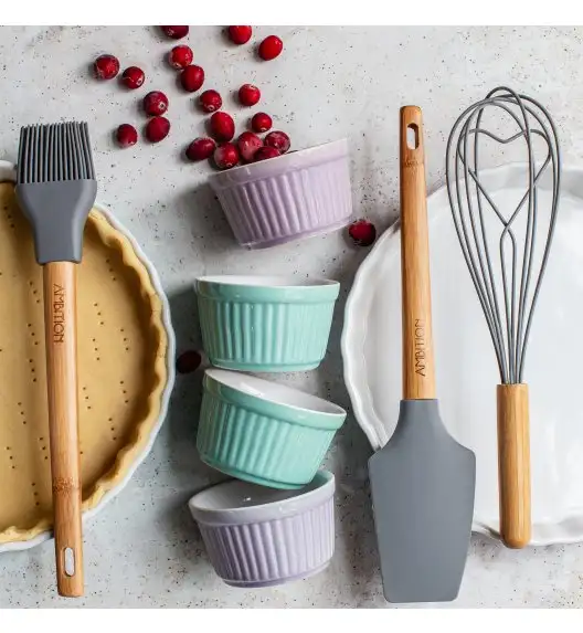 AMBITION GINGER Forma ceramiczna ramiekin do zapiekania Ø9 cm / zielona