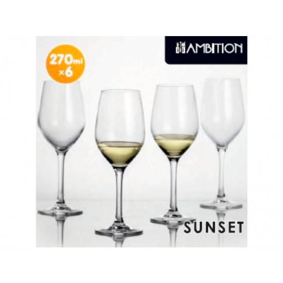AMBITION SUNSET Komplet kieliszków do wina 6 el / 270 ml / 10414