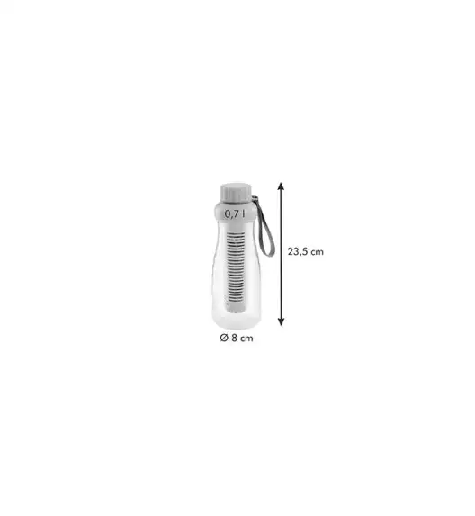 TESCOMA myDRINK Butelka z sitkiem 0,7 l / różowa / tworzywo sztuczne