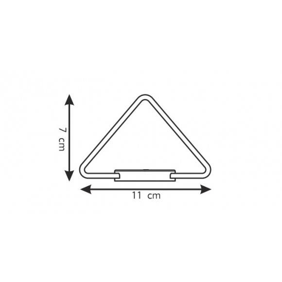 TESCOMA CLUB Serwetnik trójkątny 11 x 7 cm / stal nierdzewna