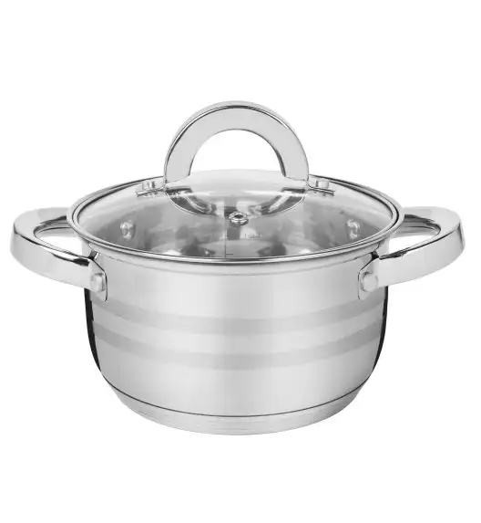 KönigHOFFER ZEFIR Komplet garnków ze stali nierdzewnej 8 elementów / indukcja