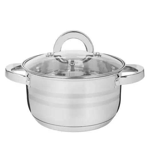 KönigHOFFER ZEFIR Komplet garnków ze stali nierdzewnej 8 elementów / indukcja