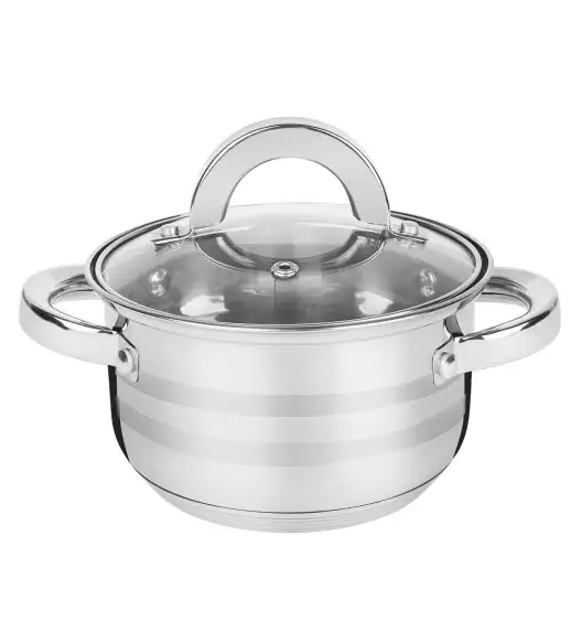 KönigHOFFER ZEFIR Komplet garnków ze stali nierdzewnej 8 elementów / indukcja