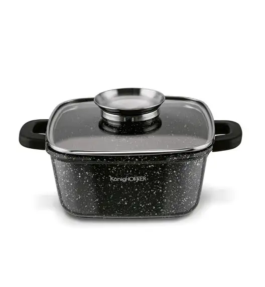 KÖNIGHOFFER KINGSTONE Garnek ceramiczny z aromatyzerem 3,0 L / indukcja