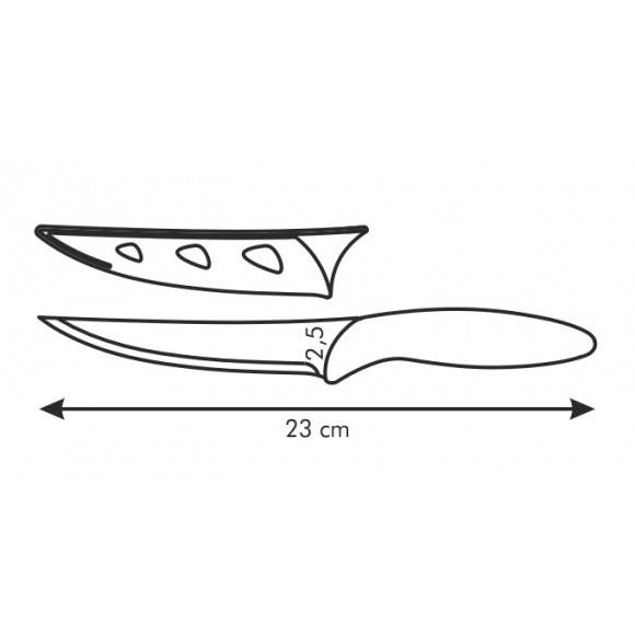 TESCOMA PRESTO TONE Uniwersalny nóż antyadhezyjny 12cm/ Zielony