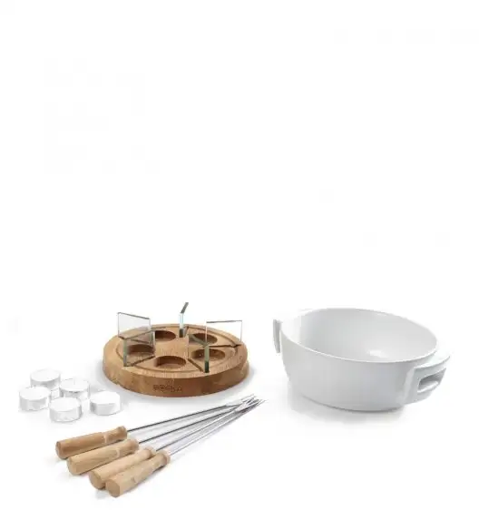 BOSKA TWINKLE Zestaw do fondue/ Biały/ Ceramika/ LENA