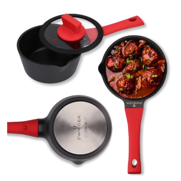 ZWIEGER OBSIDIAN Rondel z pokrywką 1l/ 16 cm GREBLON