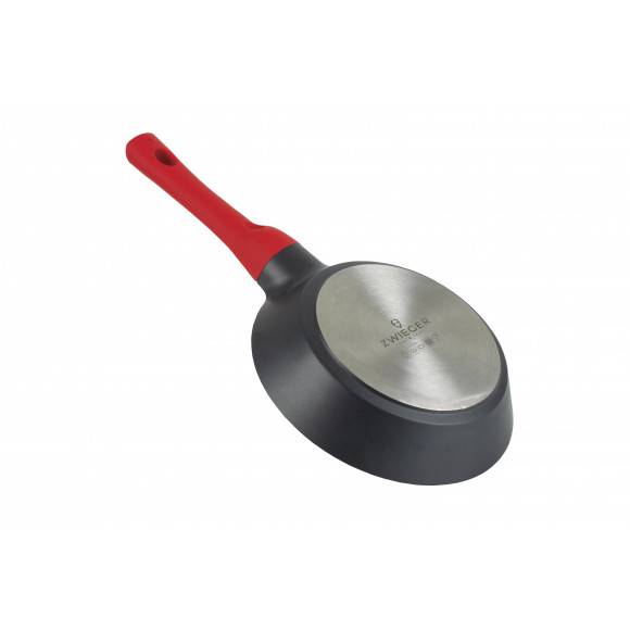 ZWIEGER OBSIDIAN Komplet patelni z pokrywkami / powłoka GREBLON C3+ non- stick / 24, 28 cm