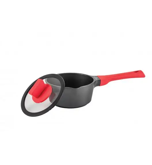 ZWIEGER OBSIDIAN Komplet garnków z pokrywkami 1l, 3l, 5l/ GREBLON C3+