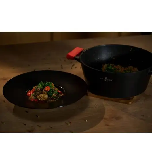 ZWIEGER OBSIDIAN Komplet garnków z pokrywkami 1l, 3l, 5l/ GREBLON C3+