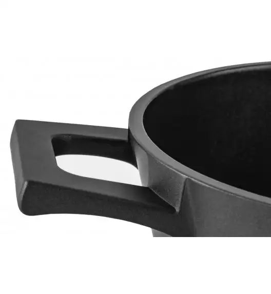 ZWIEGER OBSIDIAN Komplet garnków z pokrywkami 6 el + patelnie Zwieger Obsidian 20, 24, 28cm