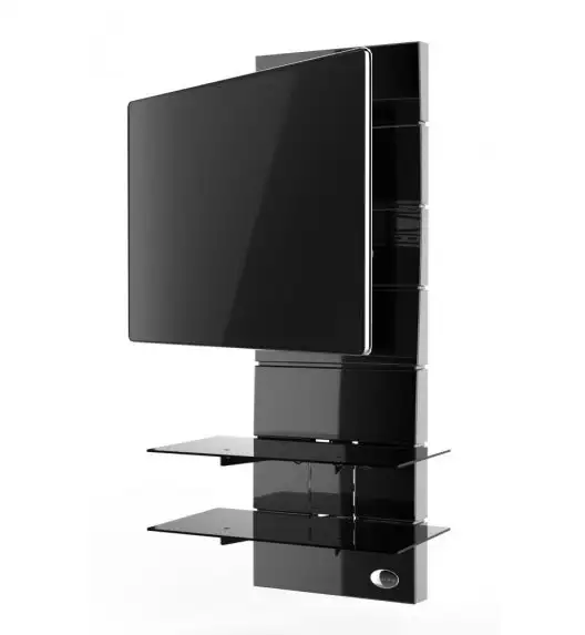 MELICONI GHOST DESIGN 3000 Panel pod telewizor z rotacją / czarny