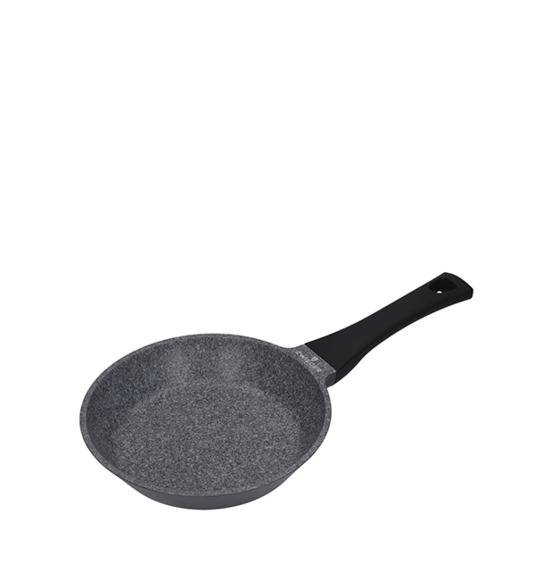 ZWIEGER WHITE STONE Komplet patelni 20 cm 24cm 28cm + 28 cm grillowa/ GREBLON C3 GRANITE non-stick