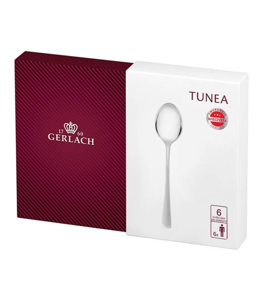 GERLACH TUNEA Sztućce Łyżeczki do herbaty 6 el pudełko / 6 osób / połysk