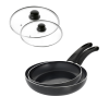 GERLACH INITIAL Komplet patelni z powłoką ceramiczną EXCILON 24, 28 cm + pokrywki / indukcja