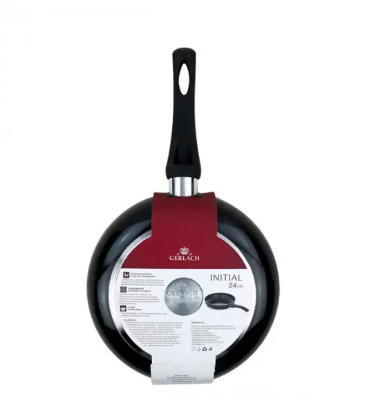 GERLACH PRIME Komplet Garnki z pokrywkami 6 el + patelnie Gerlach Initial 24, 28 cm