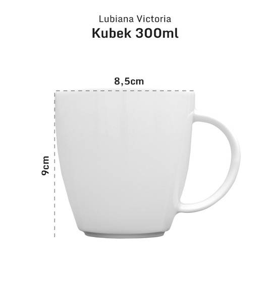 LUBIANA VICTORIA 6 x kubek 300 ml