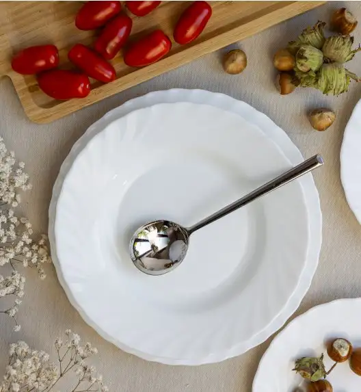 LUMINARC TRIANON Komplet obiadowy 19 el dla 6 os / Szkło hartowane