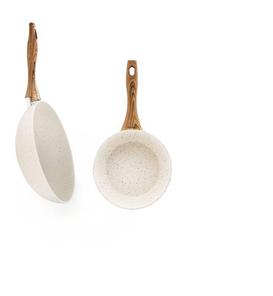 AMBITION NATURE Komplet Patelnia 20 cm + Wok 26 cm / indukcja