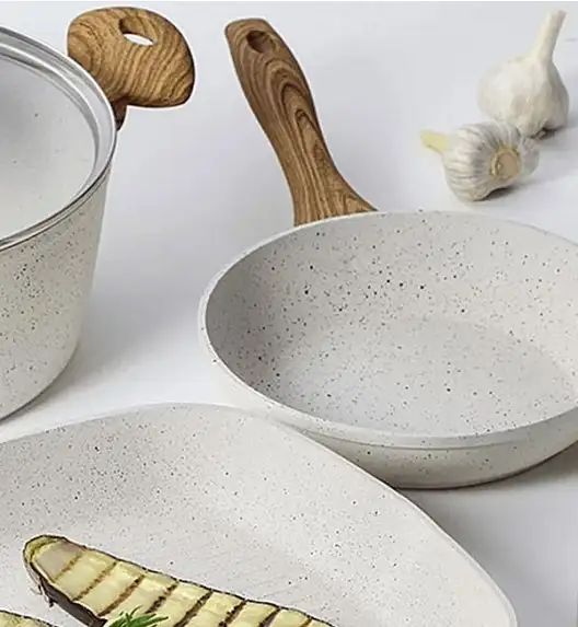 AMBITION NATURE Komplet Patelnia 20 cm + Wok 26 cm / indukcja