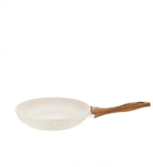 AMBITION NATURE Komplet garnków z pokrywkami 6 el + Patelnia Nature 20 cm + Wok 26 cm / indukcja 