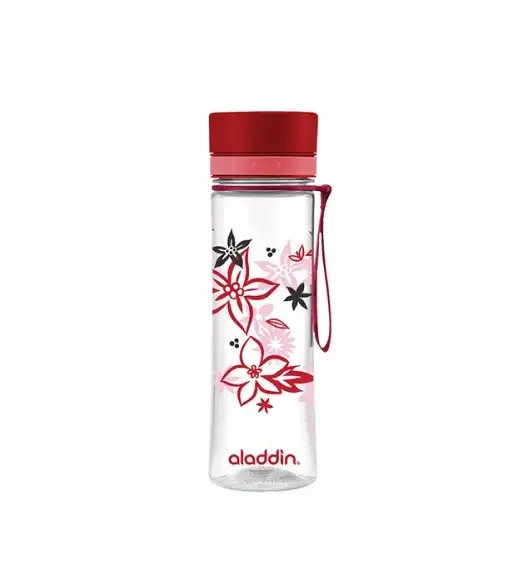 ALADDIN AVEO Butelka z graficznym motywem / 600 ml / czerwona