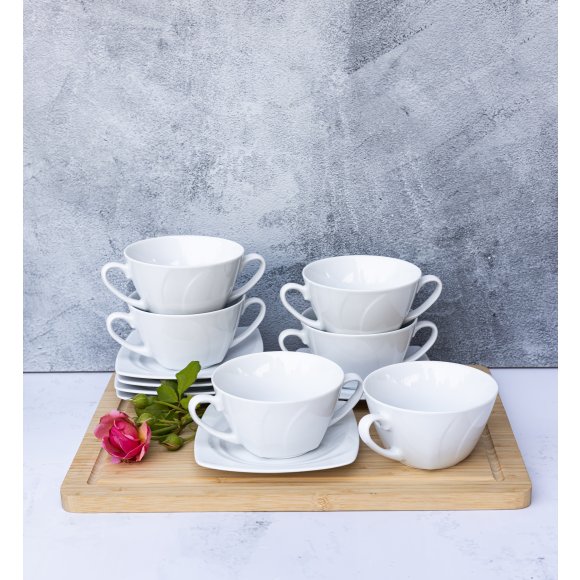 LUBIANA CELEBRATION 120 x Bulionówka 300 ml + spodek 16,5 cm 