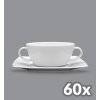LUBIANA VICTORIA 60 x Bulionówka 300 ml + spodek