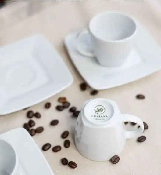 LUBIANA VICTORIA 30 x Filiżanka espresso 90 ml + spodek / porcelana