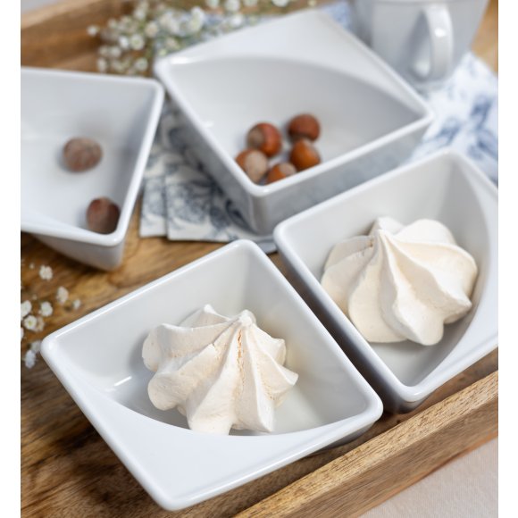 LUBIANA VICTORIA 6 x Naczynie do przystawek 10 x 10 cm 