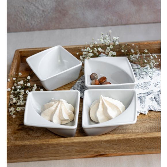 LUBIANA VICTORIA 12 x Naczynie do przystawek 10 x 10 cm