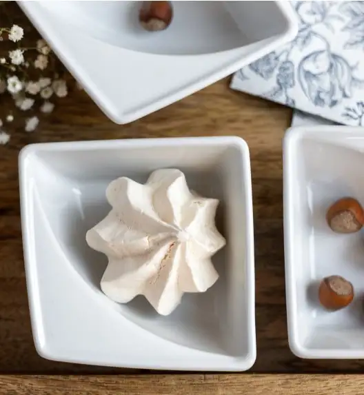 LUBIANA VICTORIA 12 x Naczynie do przystawek 10 x 10 cm