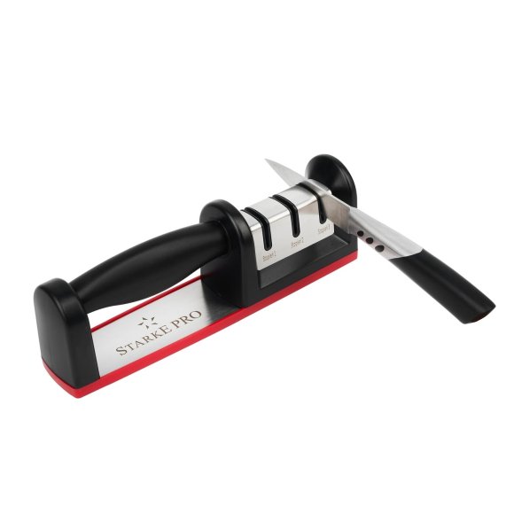 STARKE PRO Diamentowa ostrzałka do noży / 3 stopnie ostrzenia / stal nierdzewna