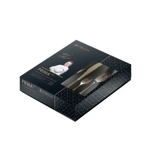 AMBITION PRIMA Sztućce Komplet 24 el pudełko / 6 osób / połysk / 83894
