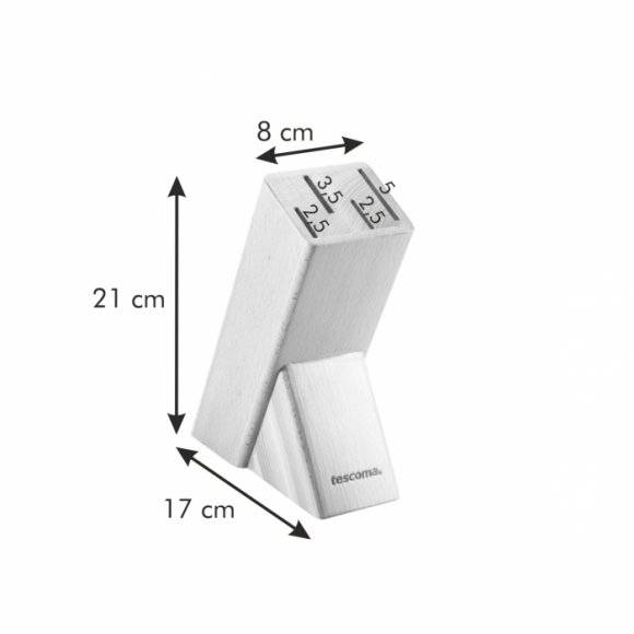 TESCOMA NOBLESSE Blok na 4 noże / drewno bukowe