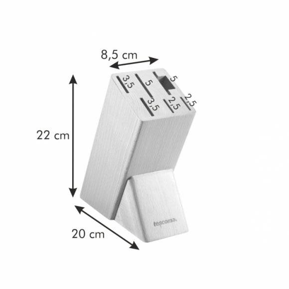 TESCOMA NOBLESSE Blok na 6 noży + miejsce na ostrzałkę / drewno bukowe