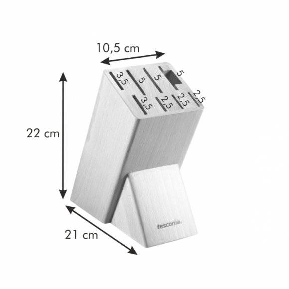TESCOMA NOBLESSE Blok na 14 noży + miejsce na ostrzałkę / drewno bukowe