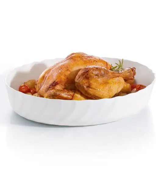 LUMINARC TRIANON Brytfanna / naczynie do zapiekania 36 x 29 cm / szkło