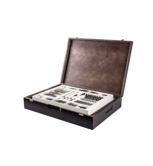 Gerlach Retro Sztućce Komplet 68 el skrzynia / 12 osób połysk 