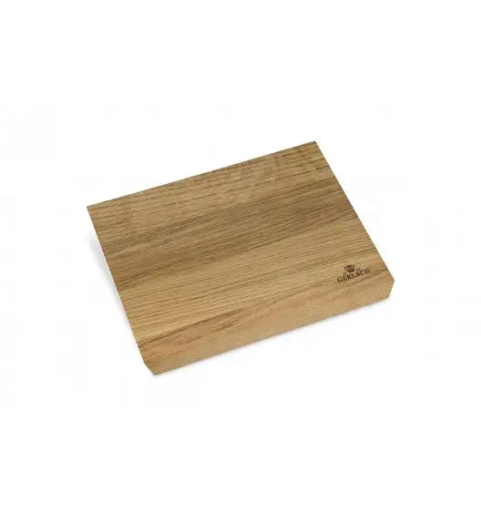 GERLACH LOFT Komplet 5 noży w bloku + ostrzałka 2w1 + komplet desek dębowych