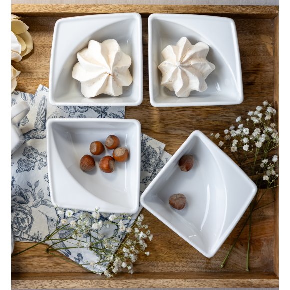 LUBIANA VICTORIA Naczynia do przystawek komplet / 4 sztuki