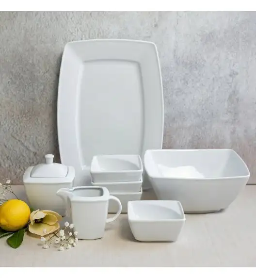 LUBIANA VICTORIA Komplet 8 dodatków serwingowych / porcelana