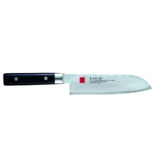 KASUMI DAMASCUS Japoński nóż santoku 18 cm / stal damasceńska