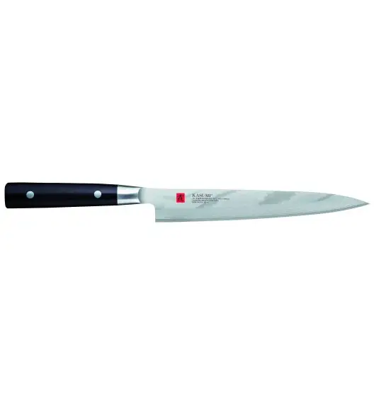 KASUMI DAMASCUS Japoński nóż Sashimi 21 cm / stal damasceńska