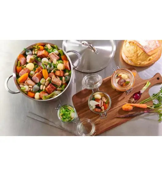 DE BUYER  AFFINITY Pokrywka uniwersalna ø 28 cm / stal nierdzewna