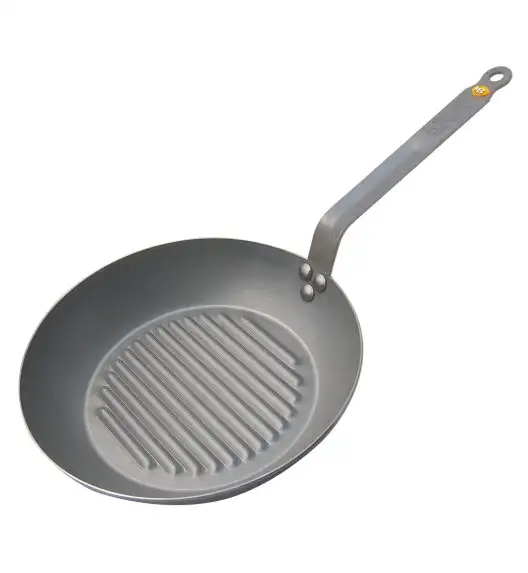 de Buyer MINERAL B ELEMENT Patelnia grillowa 26 cm / stal węglowa