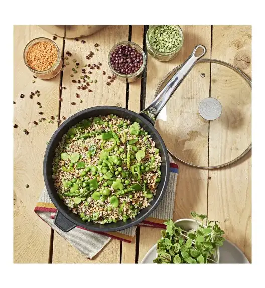 de Buyer CHOC EXTREME Patelnia głęboka z rączką 24 cm / aluminium