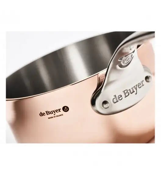 de Buyer PRIMA MATERA Rondelek niski 3 l / miedziane